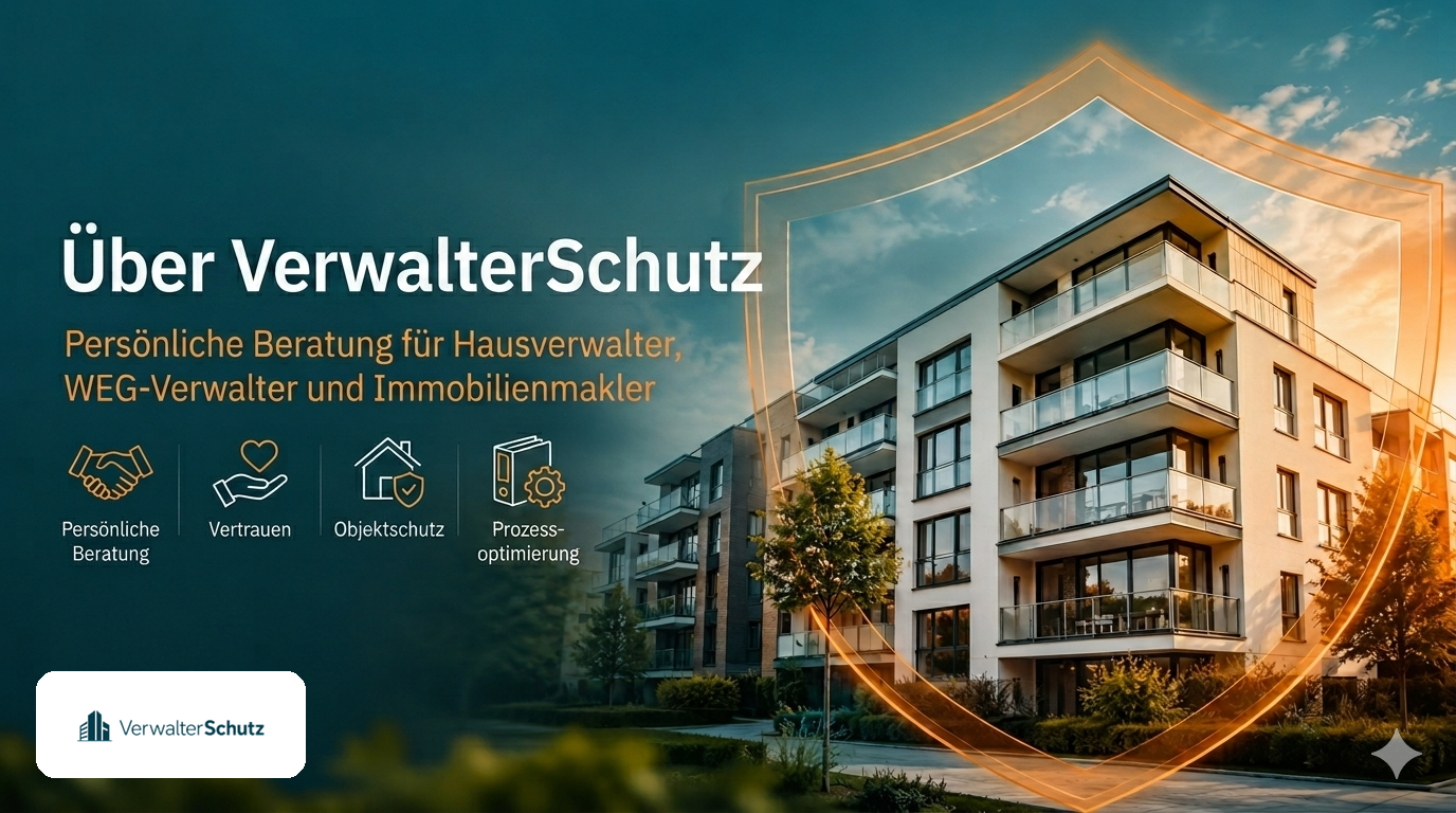 Über VerwalterSchutz – persönliche Beratung für Hausverwalter, WEG-Verwalter und Immobilienmakler