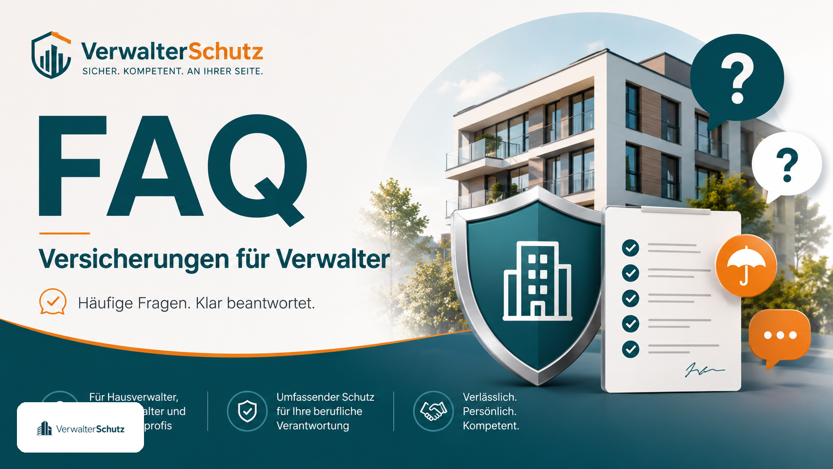 Häufige Fragen zu Versicherungen für Hausverwalter und WEG-Verwalter
